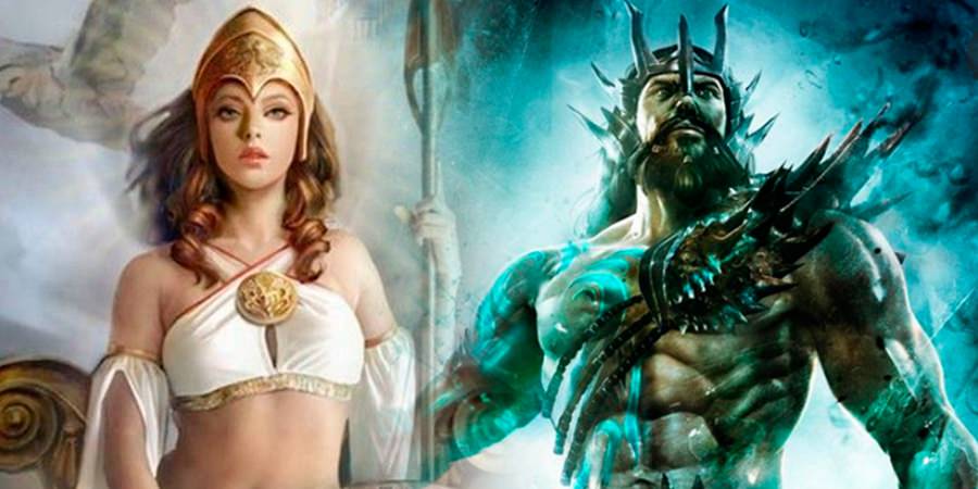 Atena e Poseidon Atena e Poseidon